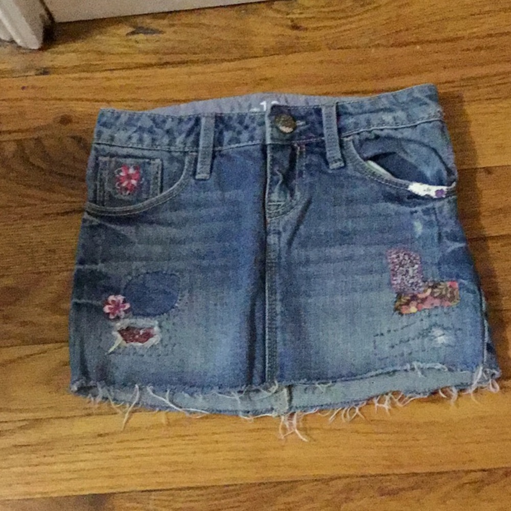 Gap kids denim skirt